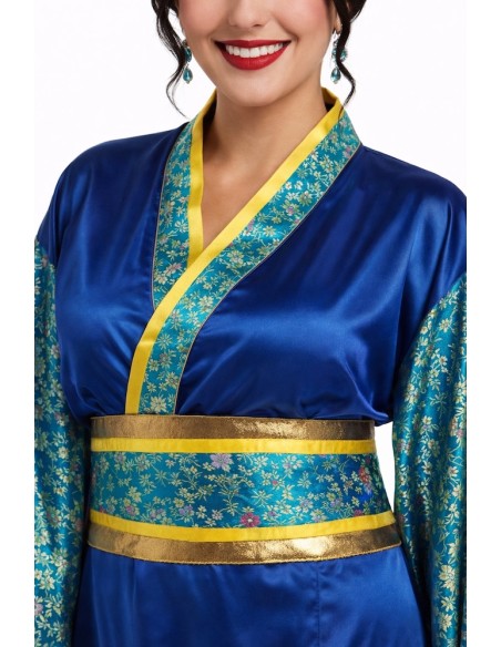 Costume Geisha Blu Taglia M | Costumi Adulti Il Re del Carnevale